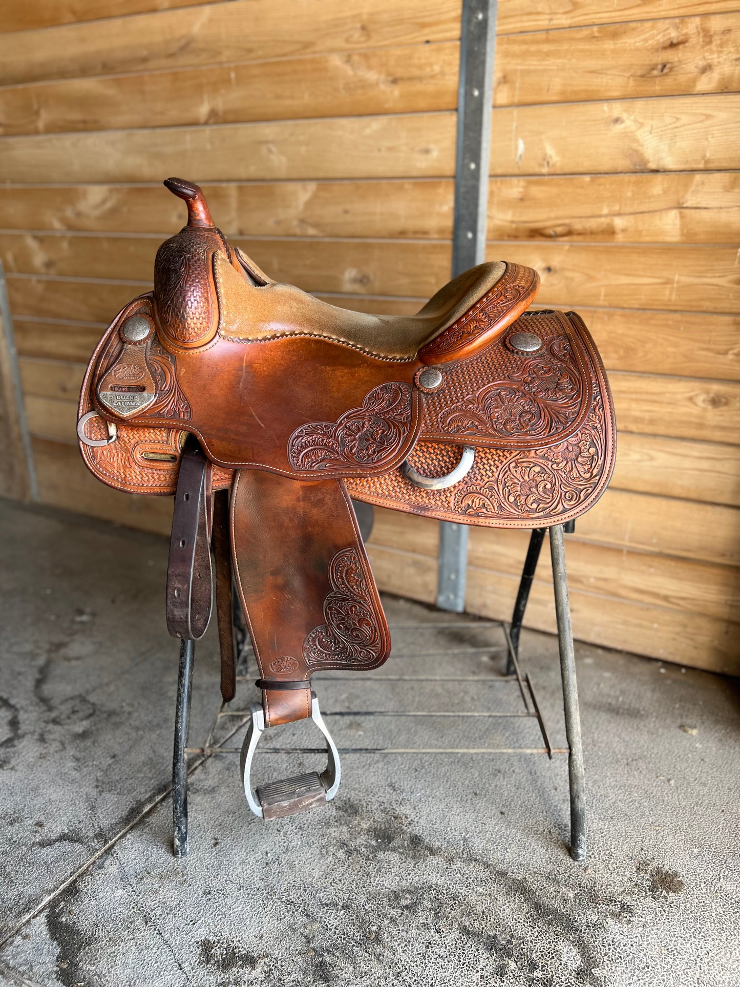 🍁SOLD🍁 16” Bob’s Custom Saddle Duane Latimer