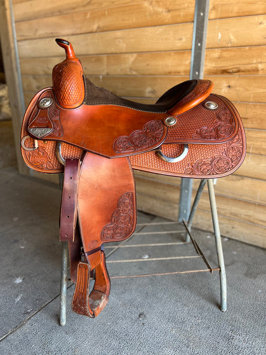 🍁 SOLD! 🍁 Todd Bergen 16” Bob’s Custom Saddle