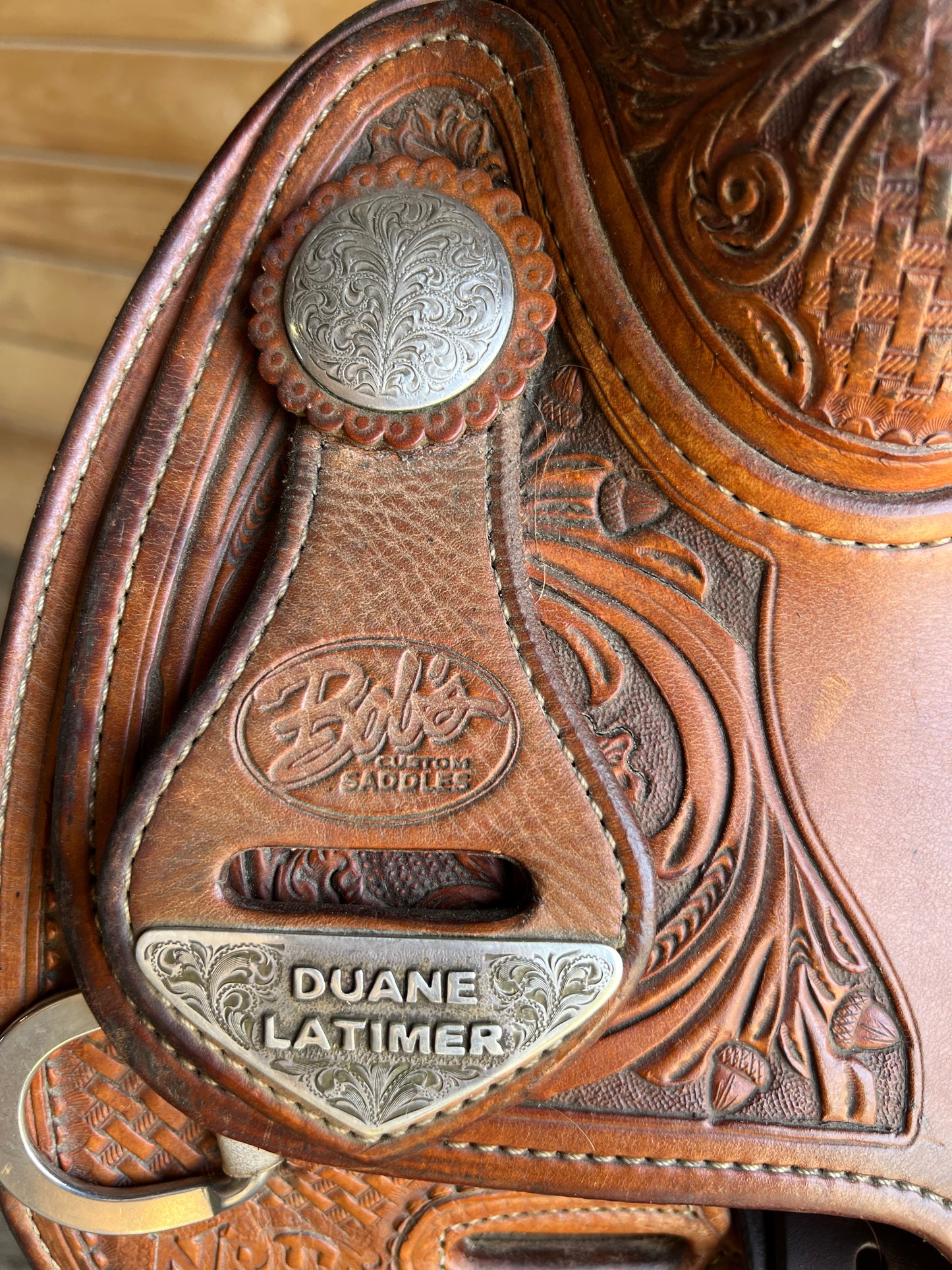 🍁SOLD🍁 16” Bob’s Custom Saddle Duane Latimer